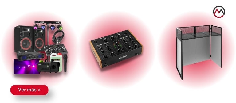 Equipo DJ y accesorios para completar tu set DJ