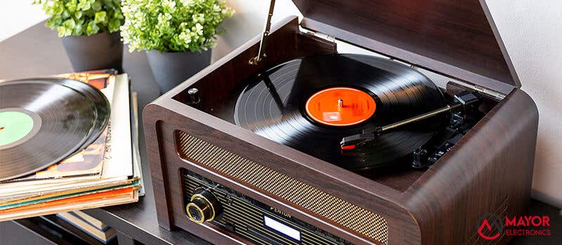 Giradiscos Retro con Bluetooth Fenton Nashville
