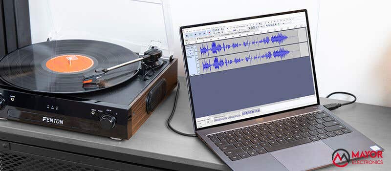 Tocadiscos vinilo a mp3 Fenton RP102B