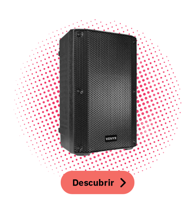 Vonyx VSA10BT altavoz activo 500W biamplificado con Bluetooth y mp3 ver producto