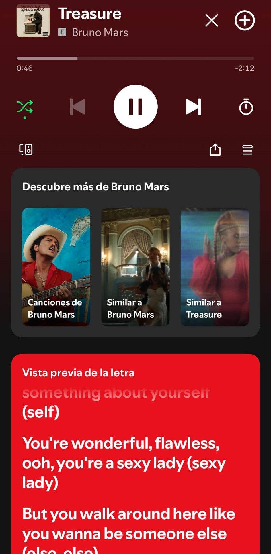 Función karaoke en Spotify