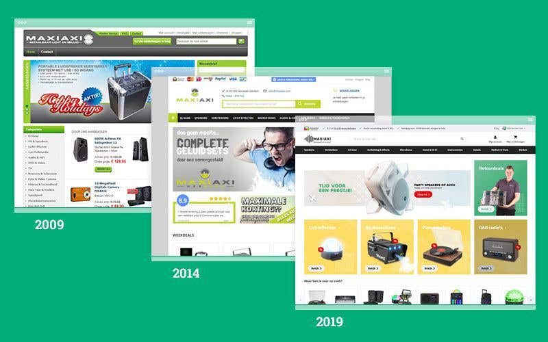 MaxiAxi.com door de jaren heen