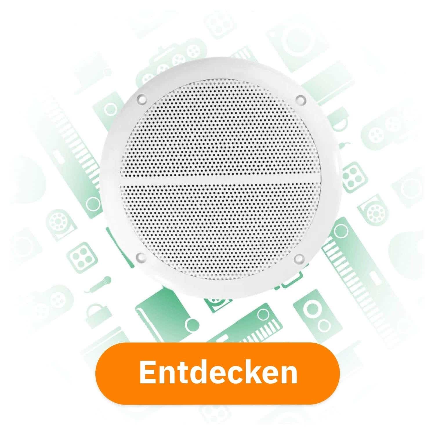 Fenton BS06 Badezimmer Lautsprecher mit Verstärker - 6,5 Zoll
