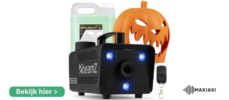 Bekijk hier: beamZ Rookmachine Halloween Pompoen met lichteffecten