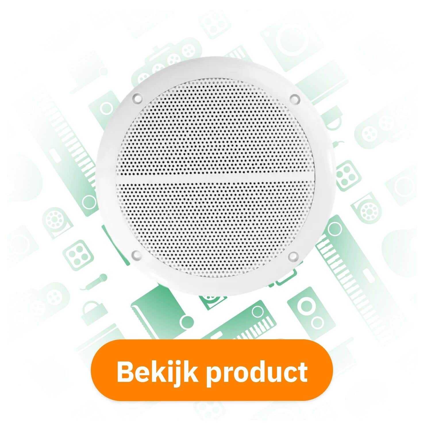Fenton BS06 badkamer speaker met versterker - 6,5 inch