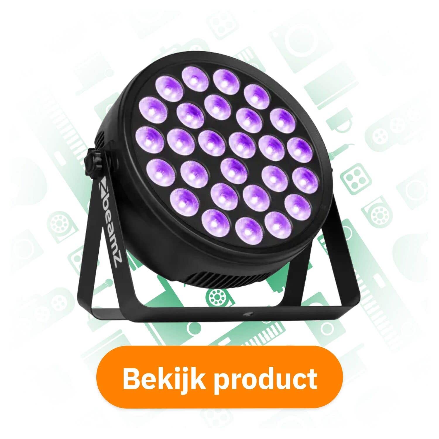BeamZ BCC260: PAR spot met kleur en blacklight