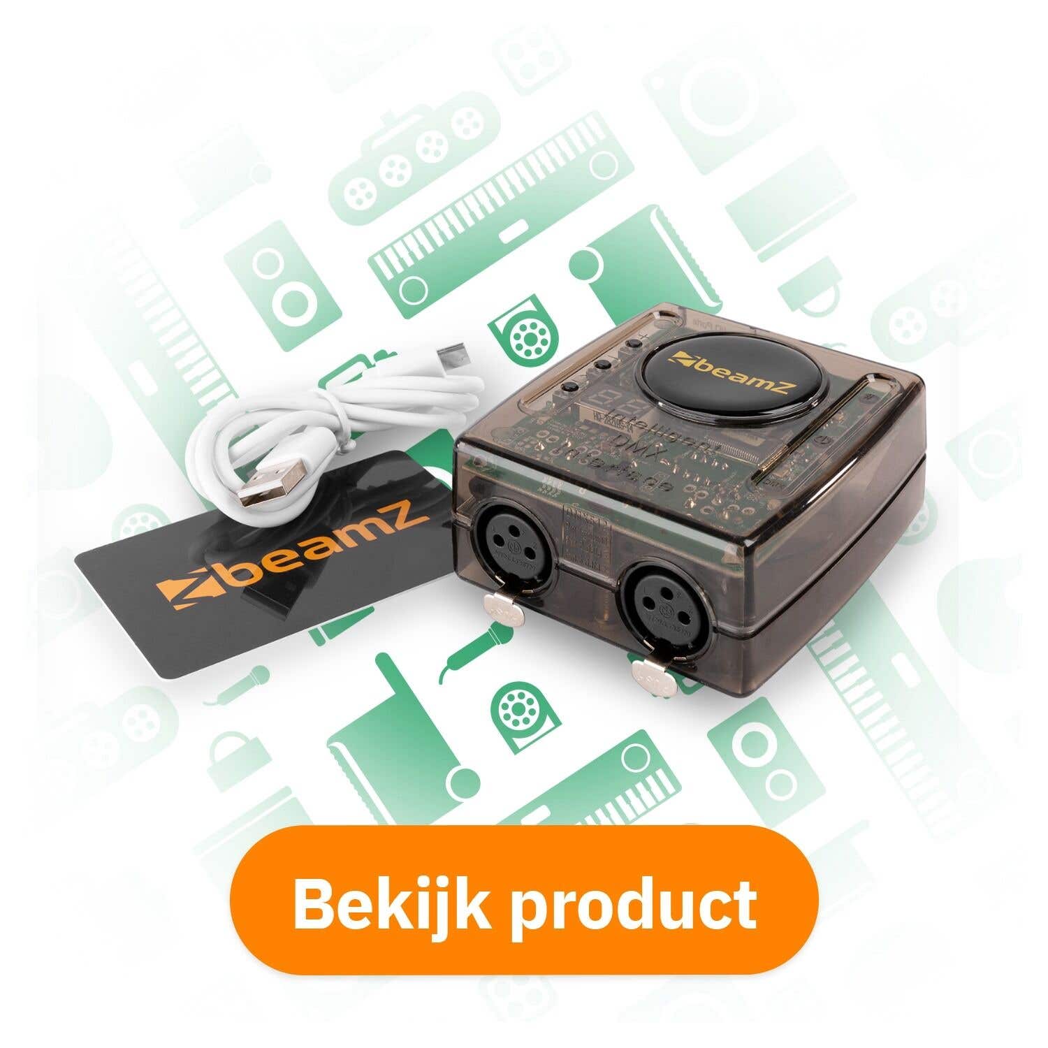 BeamZ DMX USB interface met WiFi bekijk product