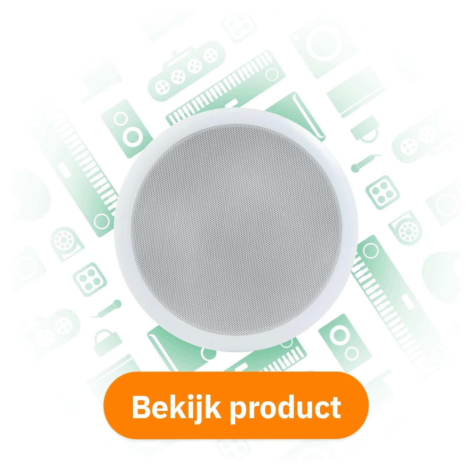 Power Dynamics CSPB8 100V plafondspeaker (15W) bekijken