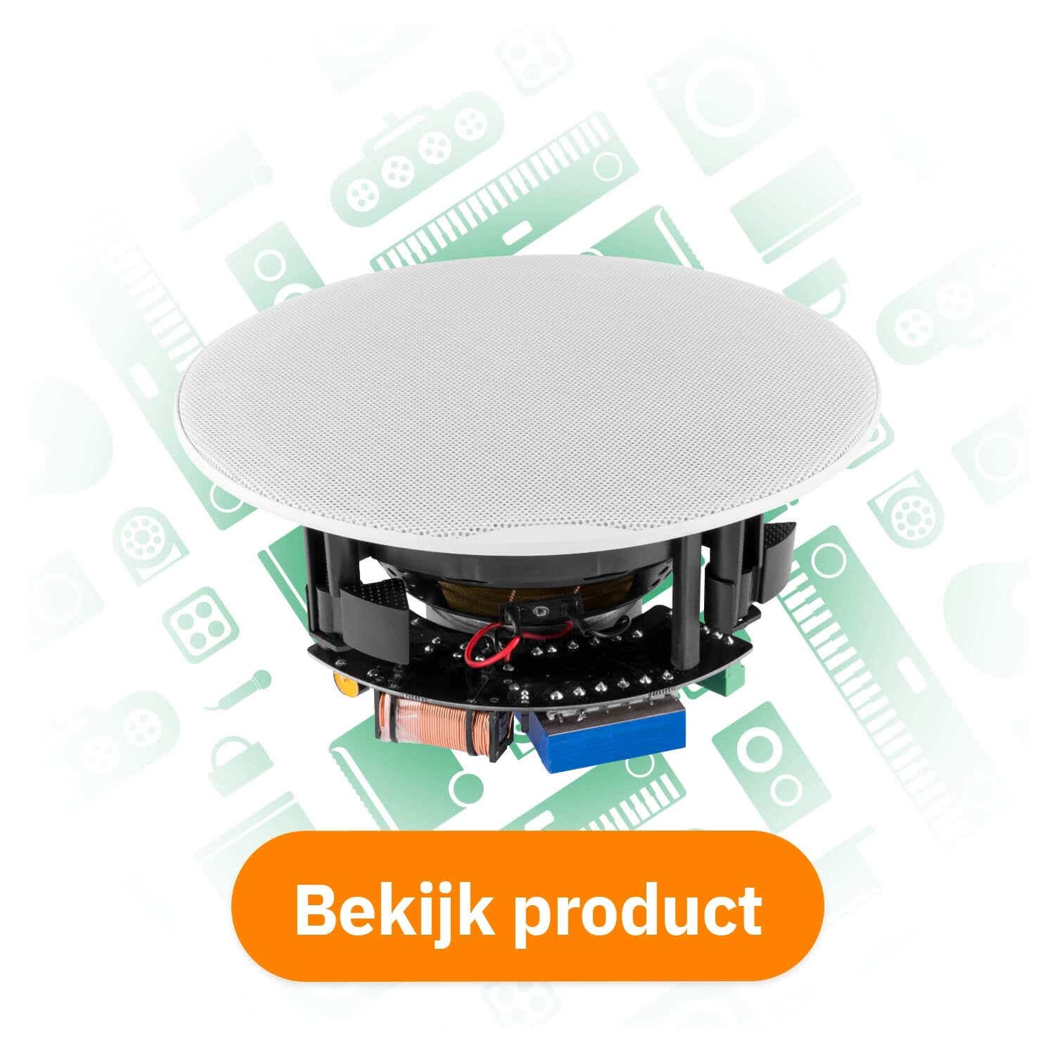 Power Dynamics FCS8 low profile plafondspeaker (100V en 8 Ohm) bekijken