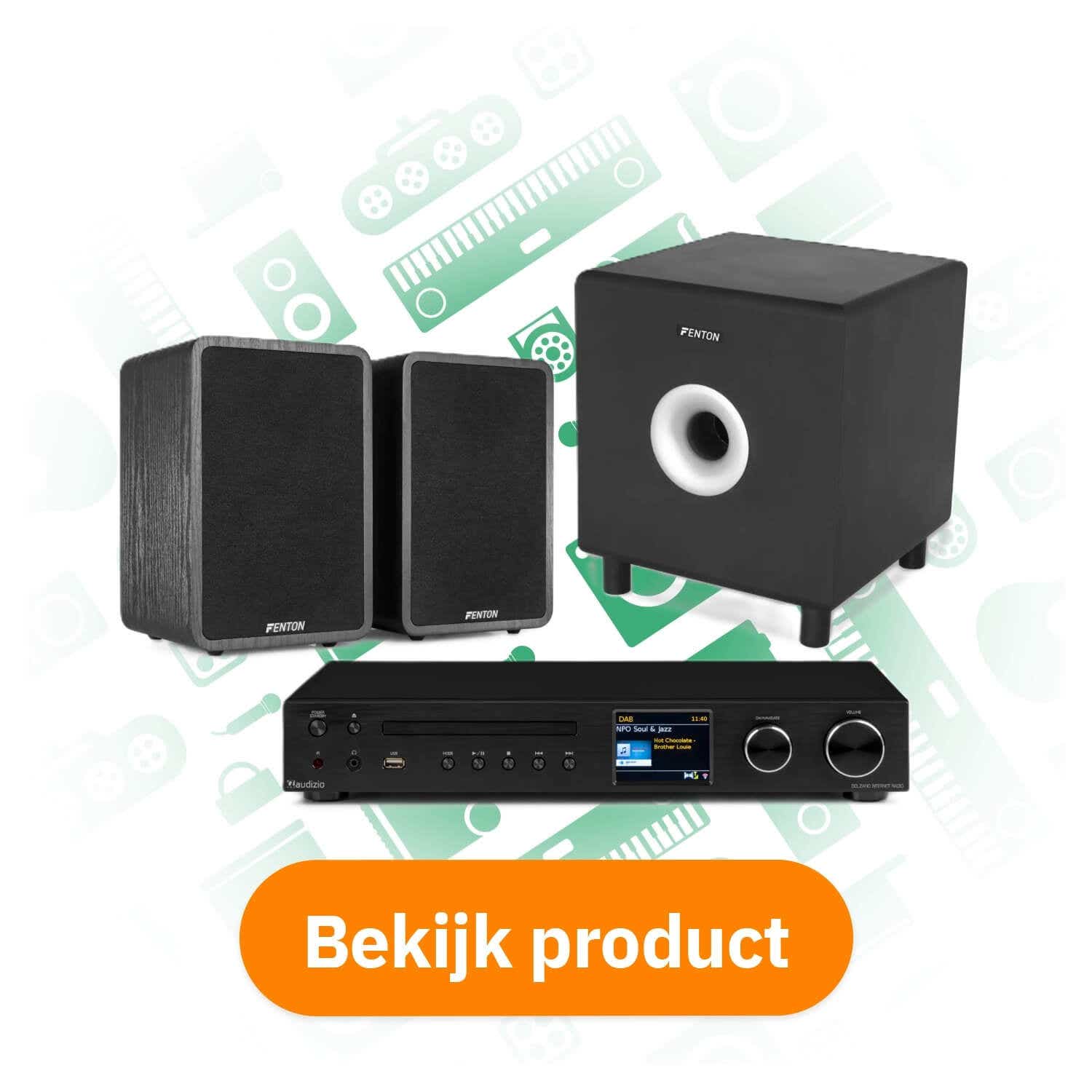 Fenton 2.1 geluidssysteem voor thuis bekijk product