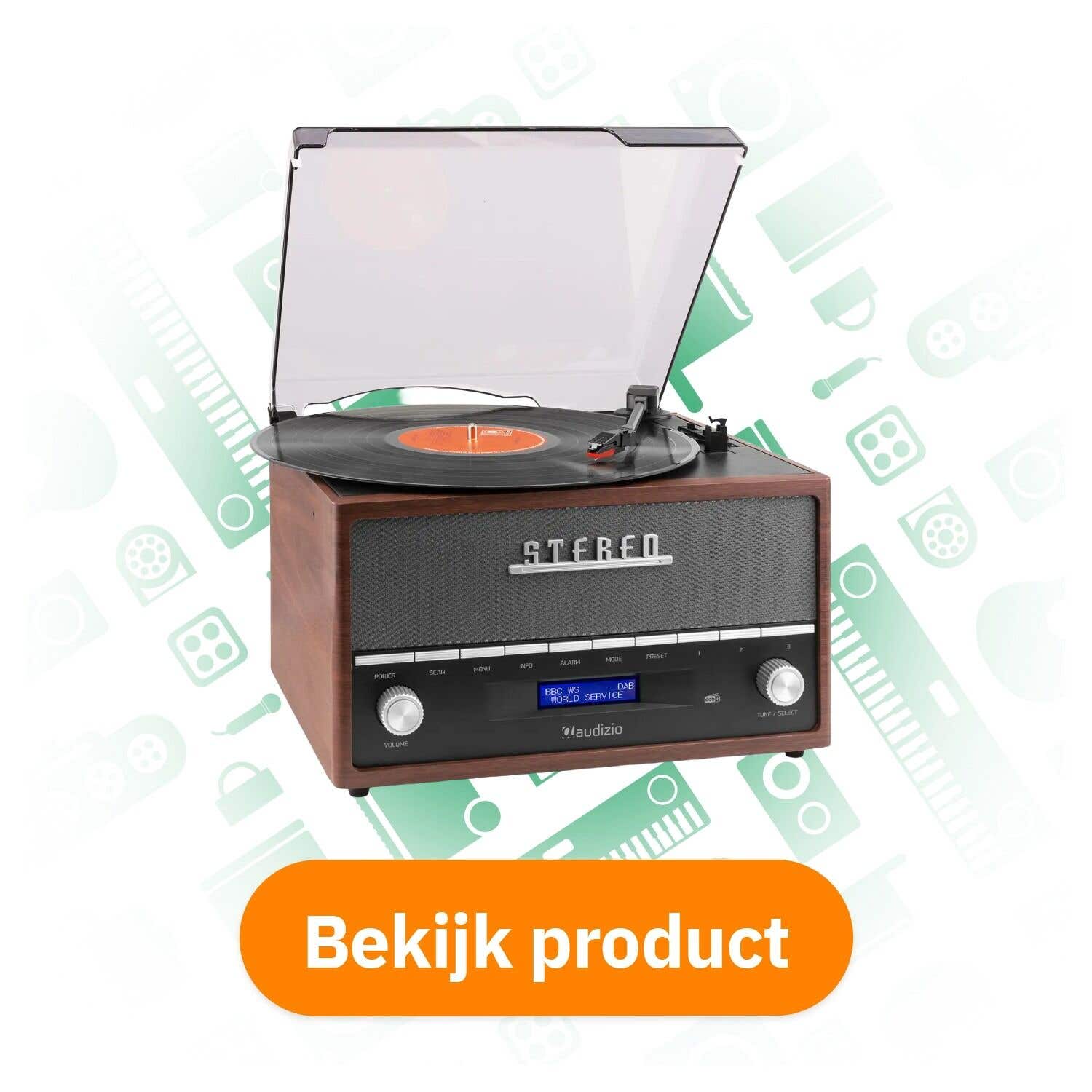 Audizio Toledo premium platenspeler - bekijk 'm hier