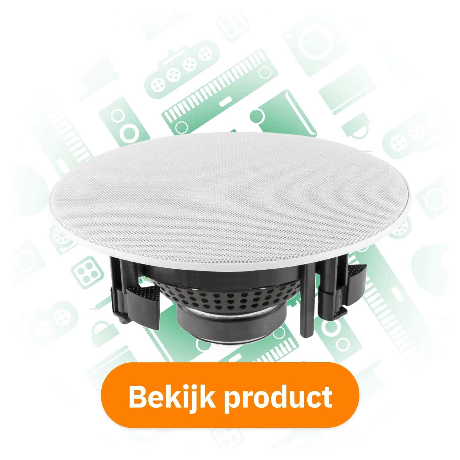 Power Dynamics FCS8 witte low profile plafond speaker 8 inch 100V / 8 Ohm bekijk product