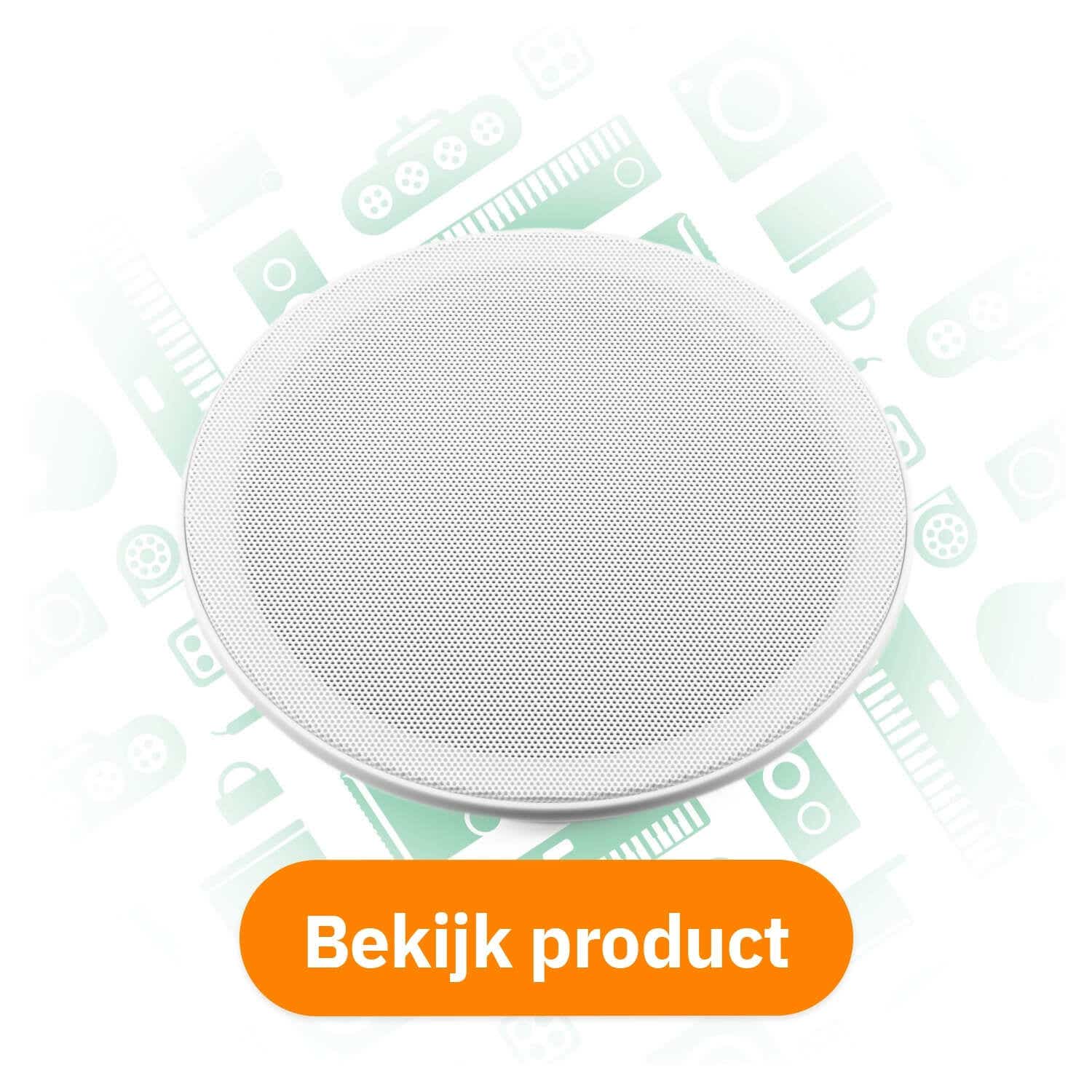 Power Dynamics MSLP65 marine speaker set - 2x waterdichte low profile speakers - 6 inch - 100W - wit bekijk product