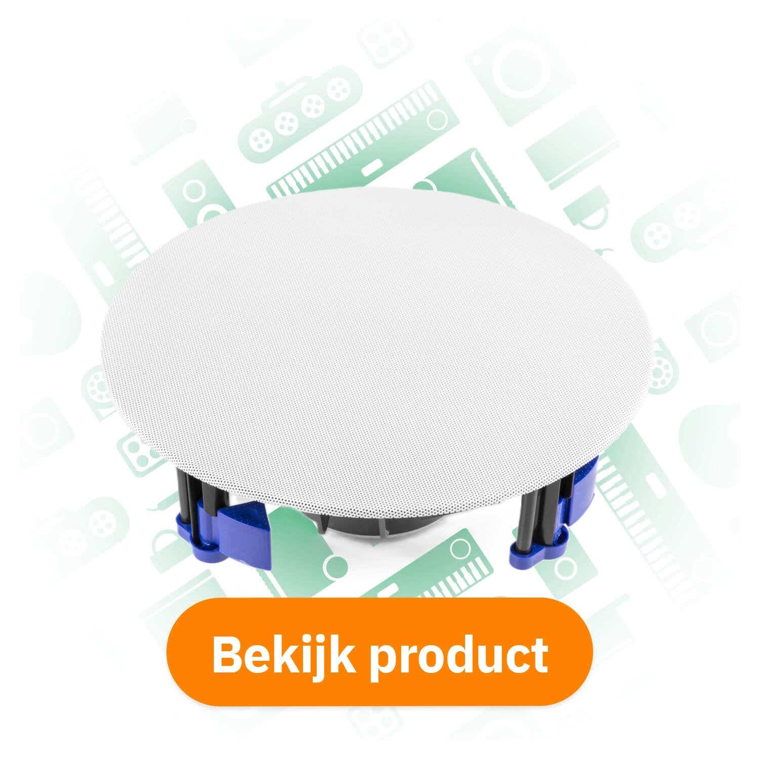 Power Dynamics NCBT8 set van 2 plafond speakers met Bluetooth - wit bekijk product