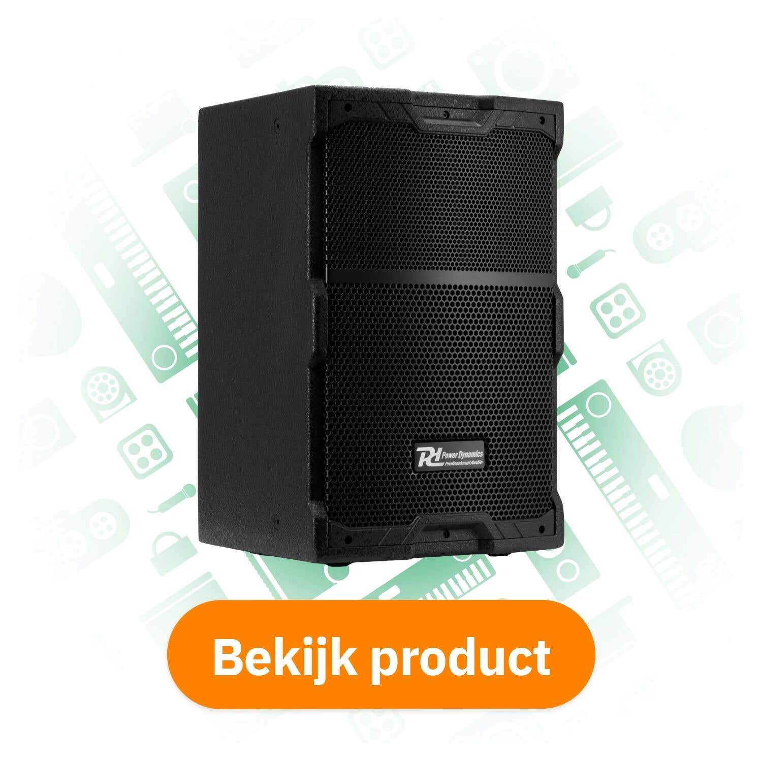 Power Dynamics PDY210A actieve speaker 10 inch 400 Watt bekijk product