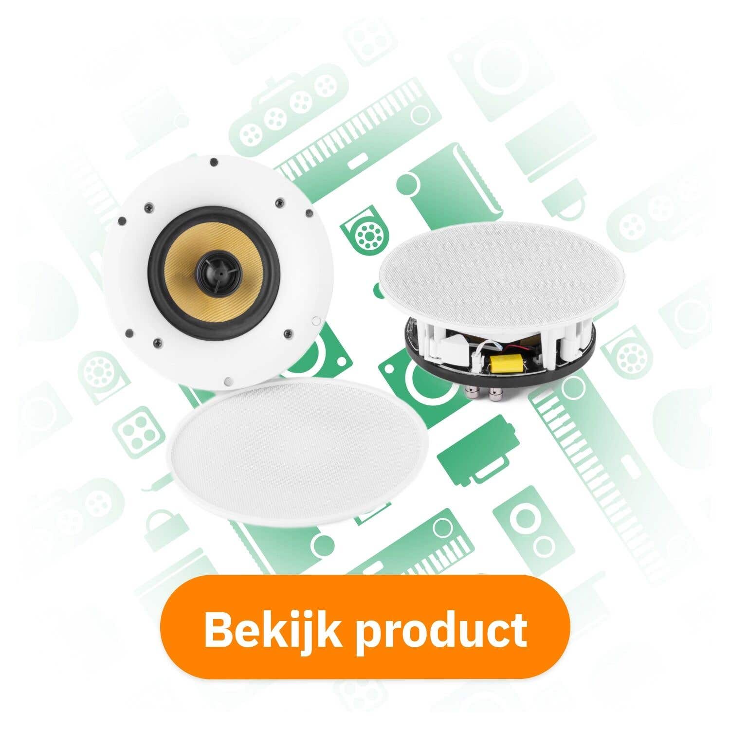 Power Dynamics WCS50 WiFi Bluetooth luidsprekerset 100W inbouw bekijk product