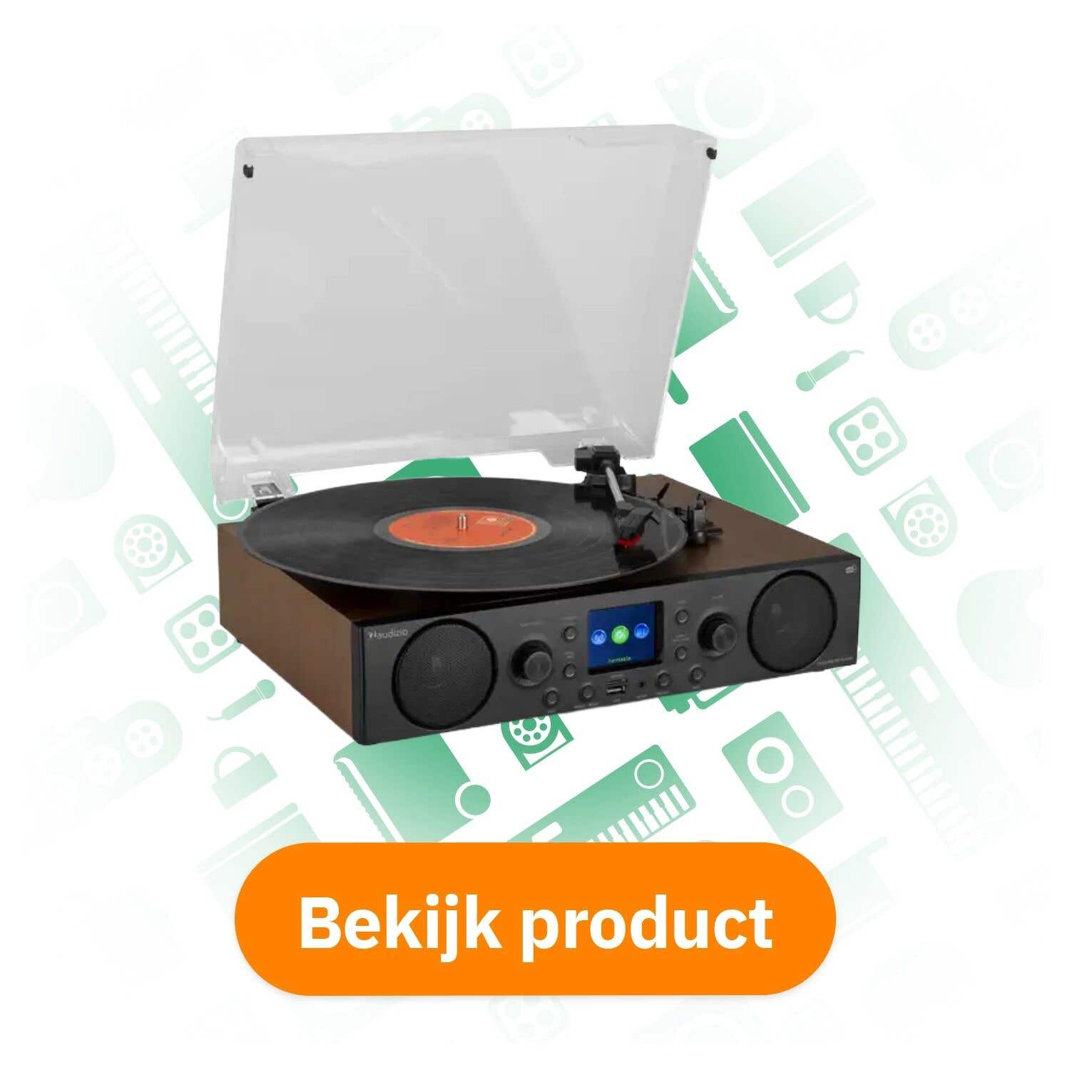 De Audizio Tulsa is dé alles-in-één oplossing voor het luisteren van radio en platen!