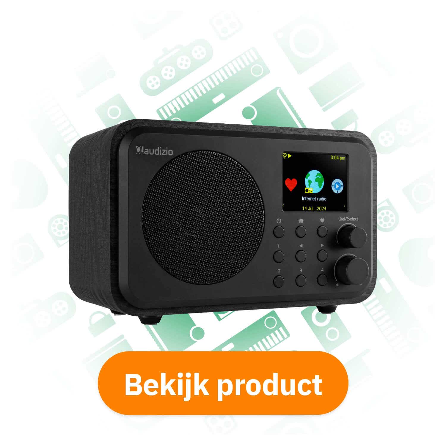 Audizio Vicenza - DAB+ en WIFI Radio met Bluetooth - Op accu ontdekken