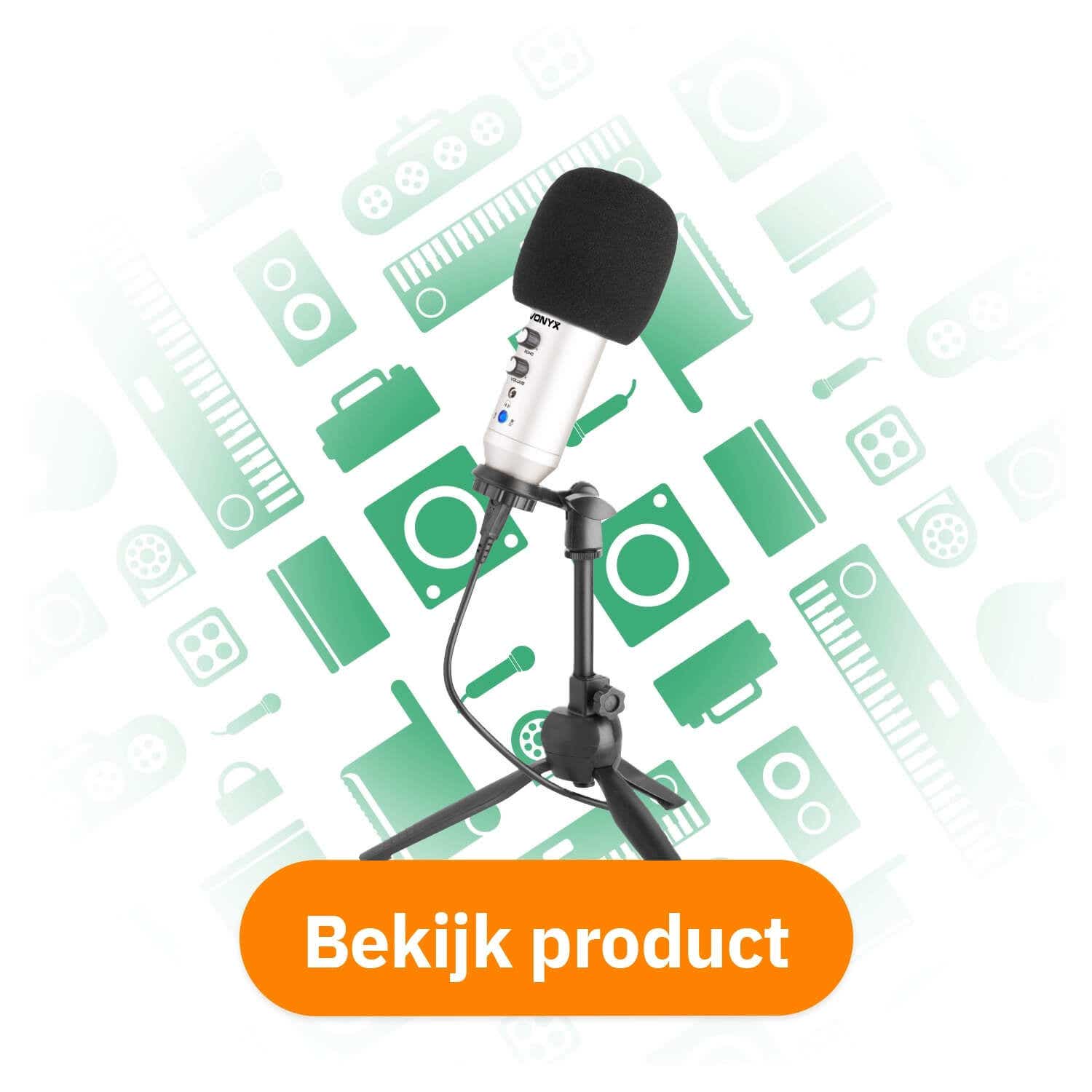 Vonyx CM320S – USB-microfoon met tafelstandaard bekijken