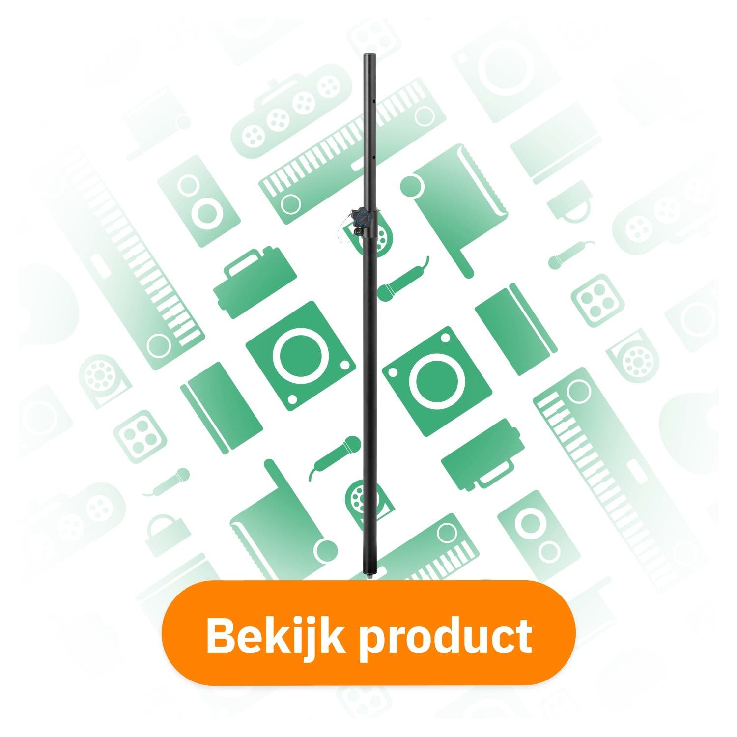 Vonyx MPS-T18M tussenpaal met 2 segmenten bekijk product