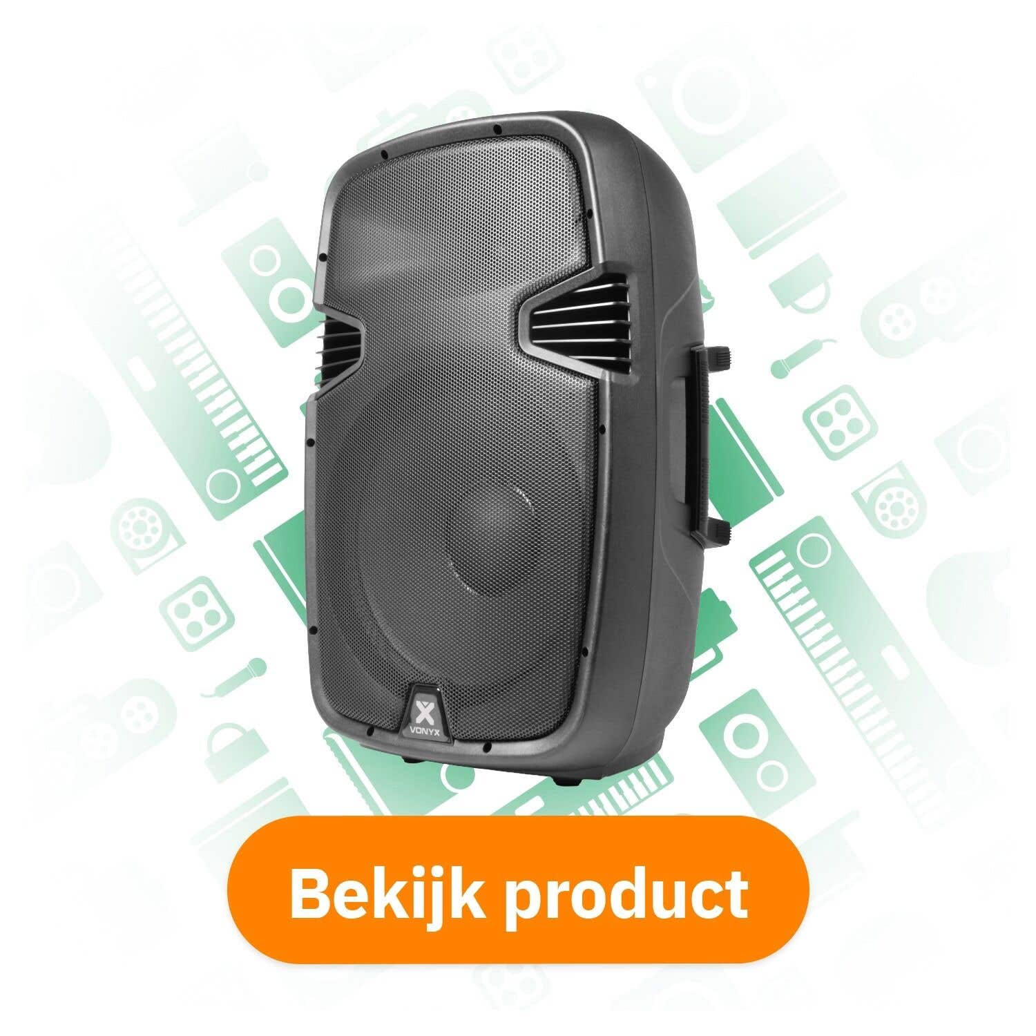 Vonyx SPJ-1500A 15 inch actieve speaker 800 Watt bekijk product