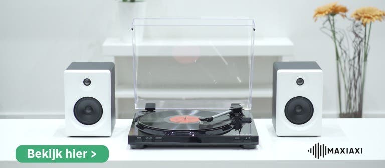 Audizio RP310 platenspeler met hifi luidsprekers 