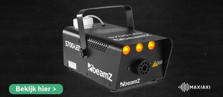 BeamZ S700LED rookmachine met ingebouwde LED-verlichting — compacte rookmachine voor feest en podium