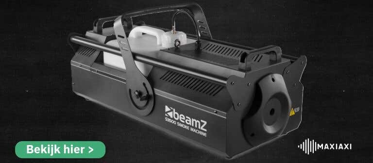 BeamZ S3500 rookmachine — professionele rookmachine met grote rookoutput en stevige metalen behuizing