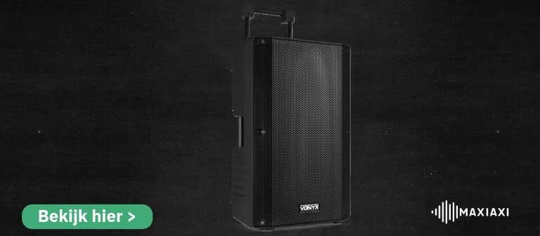 Vonyx VSA700-BP actieve speaker met trolley — draagbare Bluetooth-speaker met accu en krachtig geluid