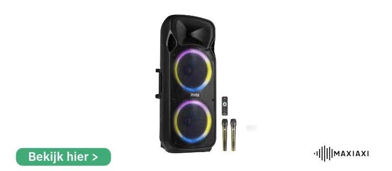 Fenton FT212LED MK2 – dubbele party speaker met LED-verlichting