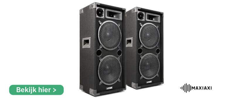 MAX MAX210 2000W disco speakerset 2x 10"