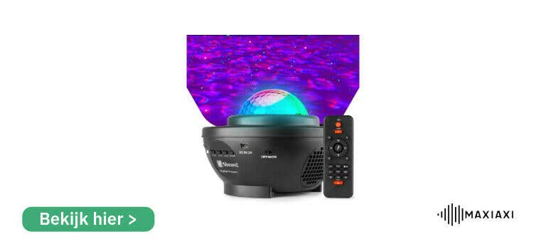BeamZ SkyNight sterren projector met watergolven en speaker