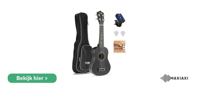 MAX Ukey ukelele set met accessoires - bekijk hier