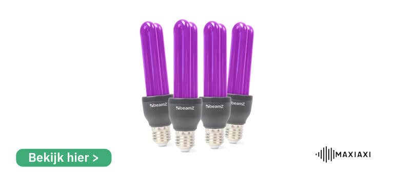BeamZ BUV27 spaarlamp blacklight 25W - E27 fitting
