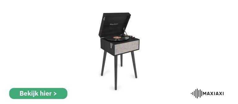 Audizio Fremont retro platenspeler met meubel