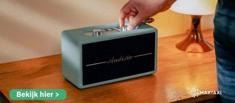 Audizio Tune60 retro radio op en tafel