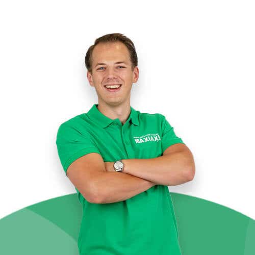Foto van Bas medewerker MaxiAxi