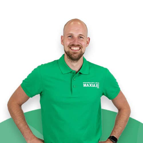 Foto van Ruben medewerker MaxiAxi