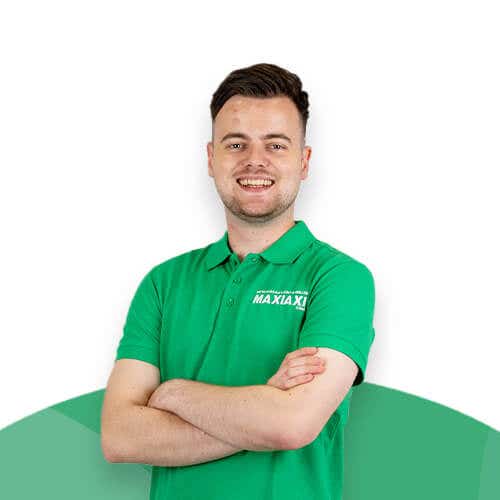 Foto van Thijs medewerker MaxiAxi