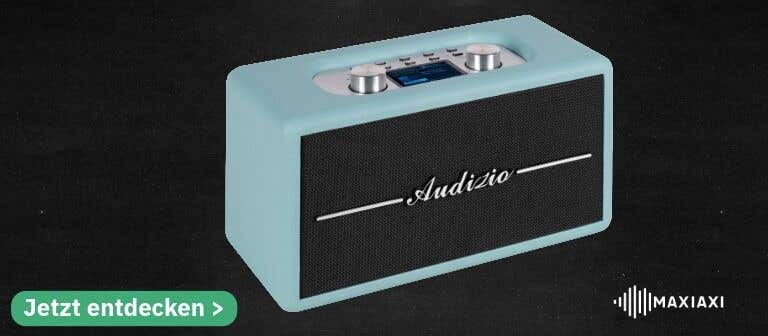 Audizio Tune60 Bluetooth-Radio – kompaktes Digitalradio im Retrodesign mit DAB+-Empfang und klarer Klangqualität