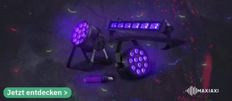 Schwarzlichter: Lass alles lila aufleuchten