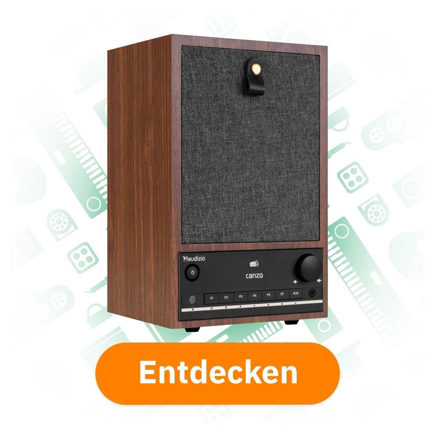 Audizio Canzo Internetradio Regalradio mit DAB, FM und Bluetooth entdecken