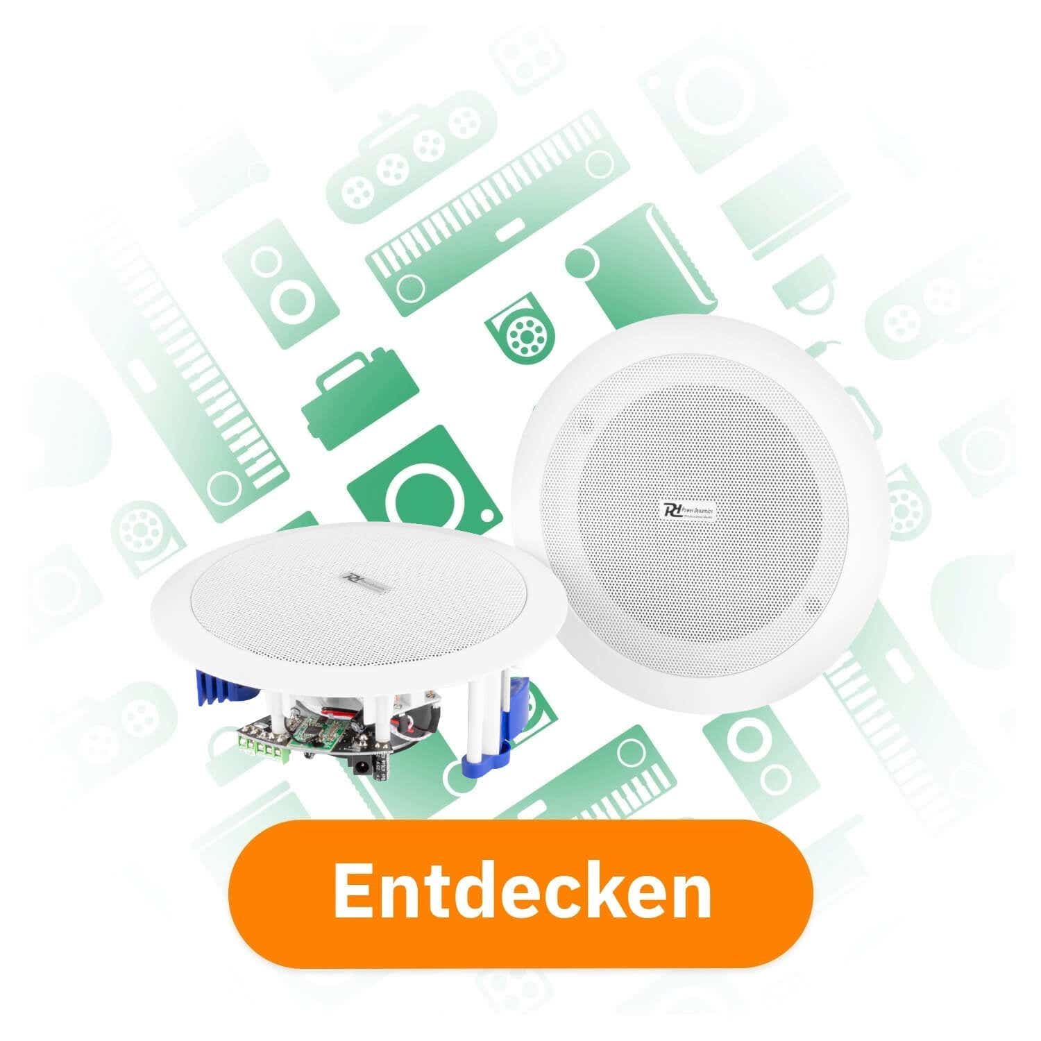Power Dynamics CSBT60 aktive Bluetooth Einbaulautsprecher (120W) entdecken