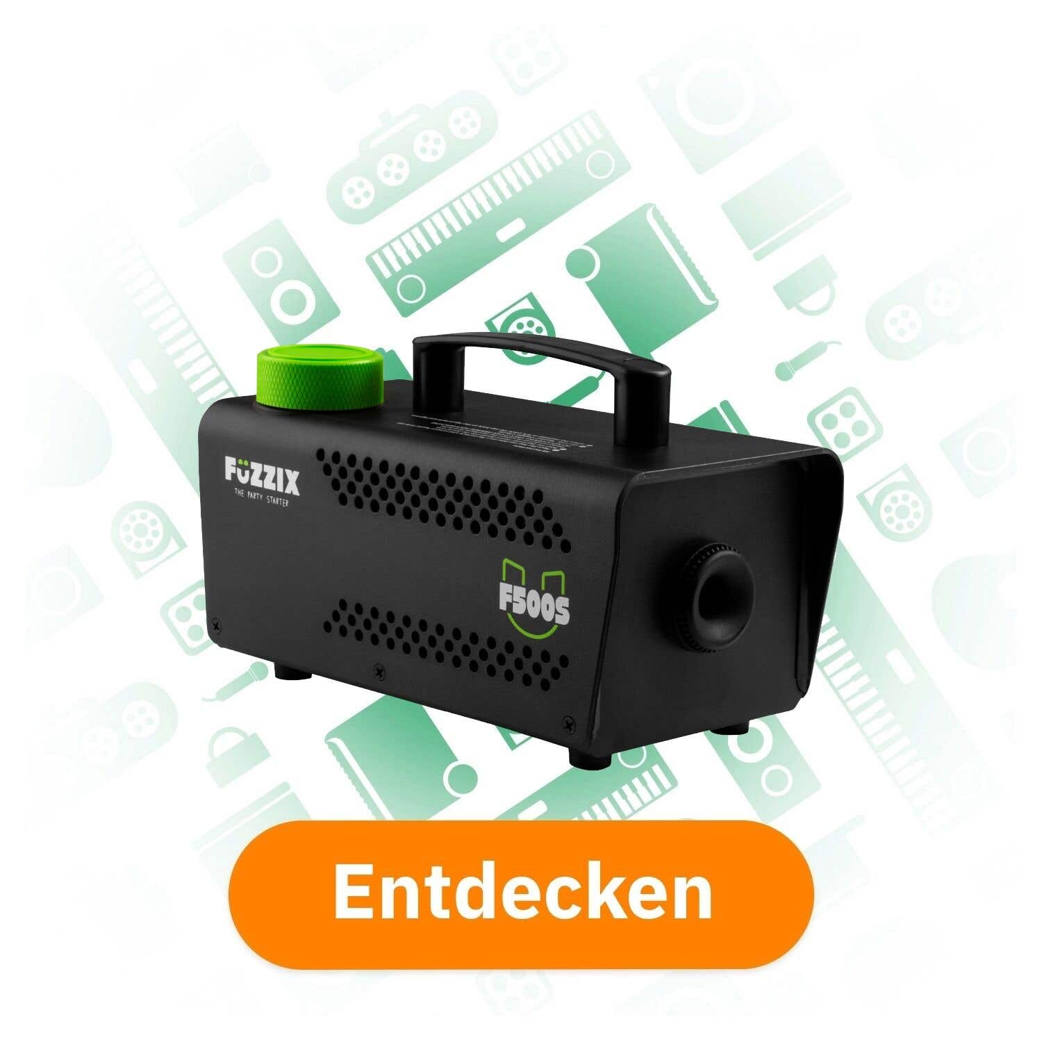 Fuzzix F500S kompakte Nebelmaschine entdecken