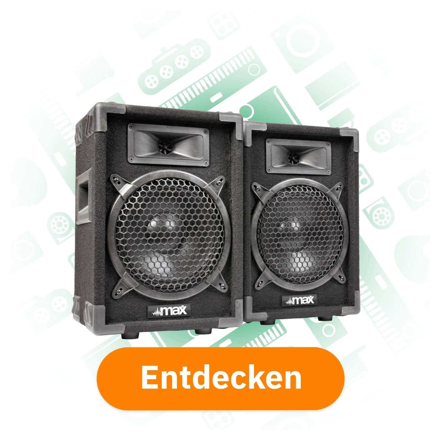 MAX Disco Lautsprecherset MAX8 400W 8 Zoll entdecken