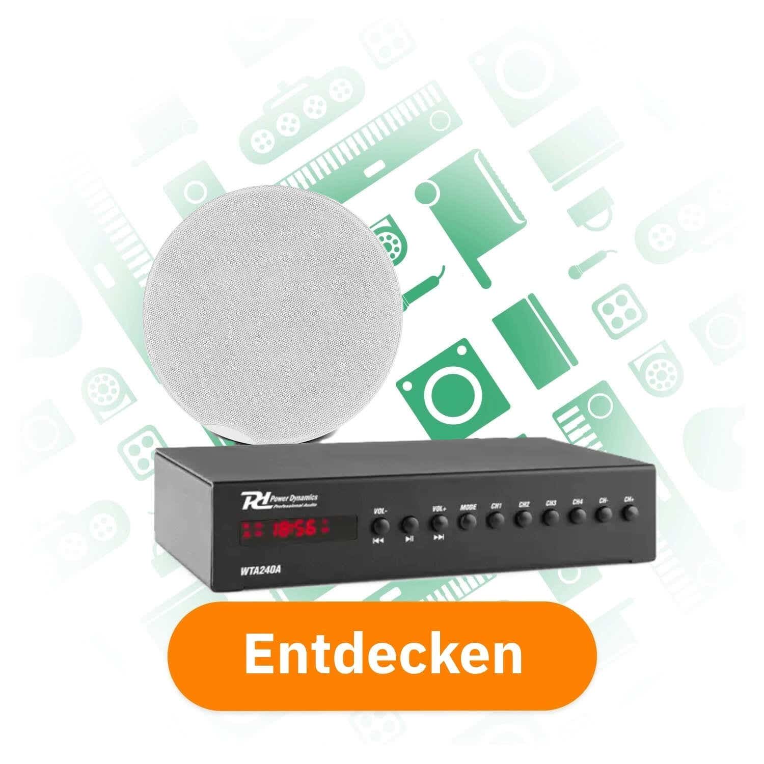 Power Dynamics Multiroom 4-Zonen Smart WLAN Einbaulautsprecher System entdecken