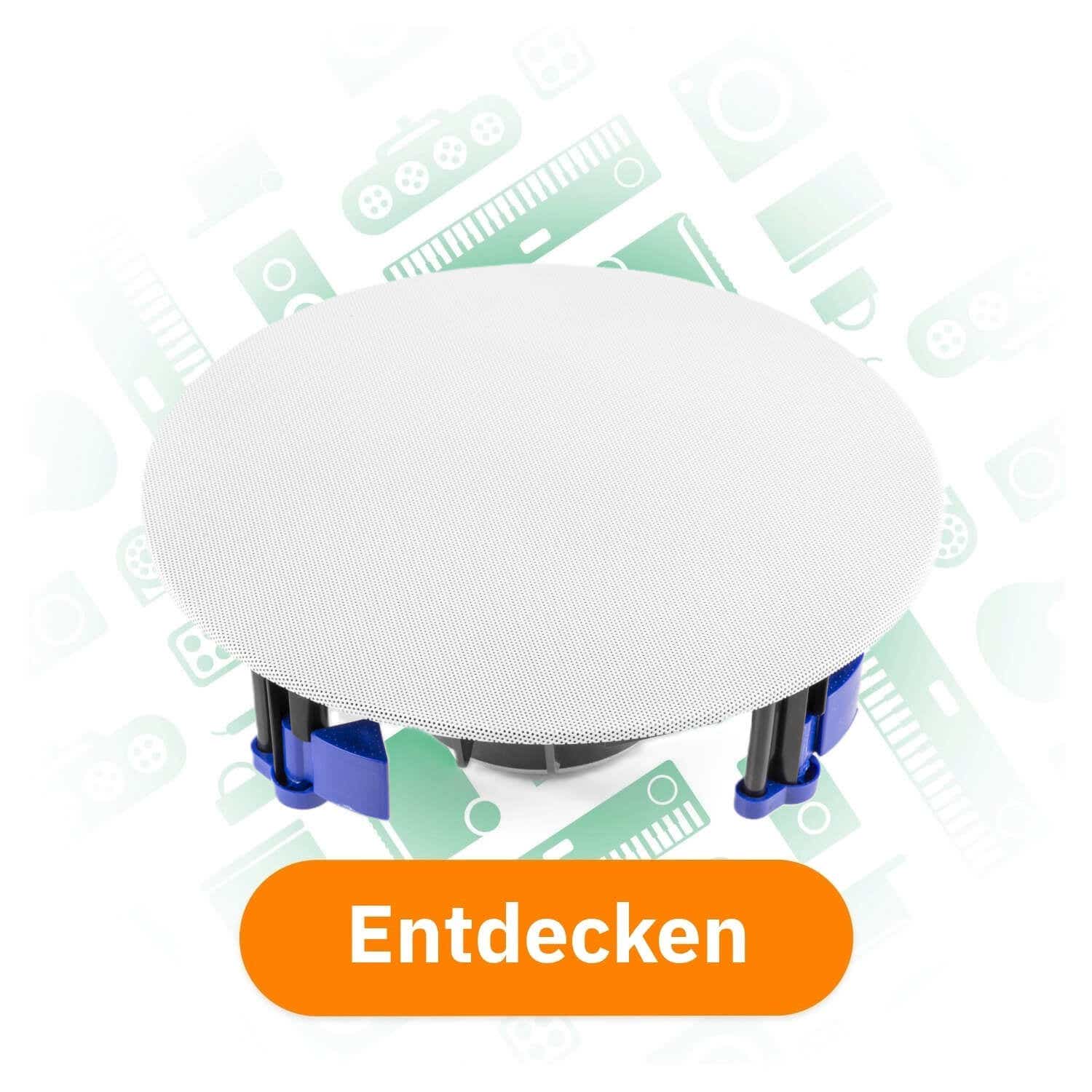 Power Dynamics NCBT8 Set aus 2 Deckenlautsprechern mit Bluetooth - Weiß entdecken