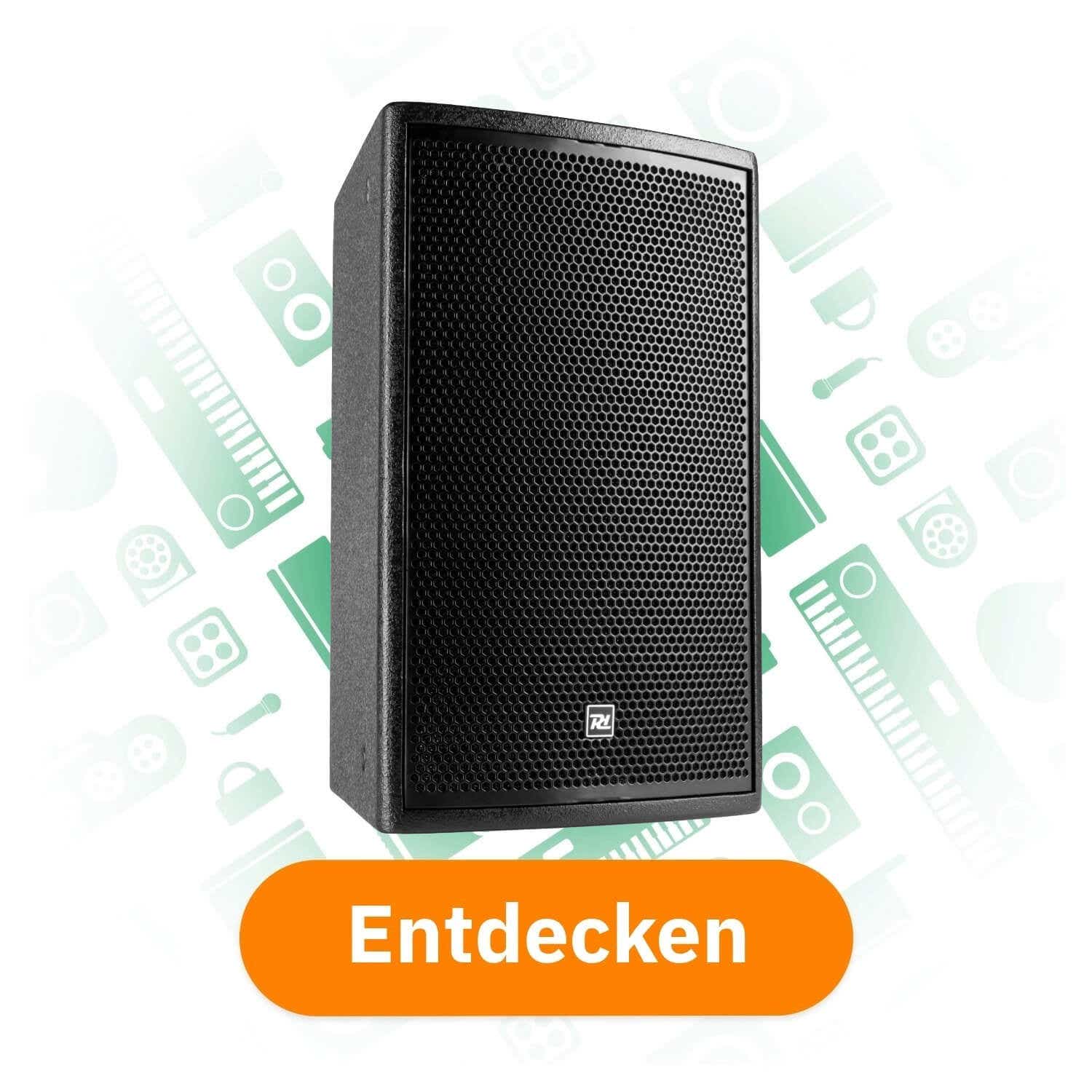 Power Dynamics PDW8B passiver Lautsprecher mit Wandhalterung - 300W - 2 Wege entdecken