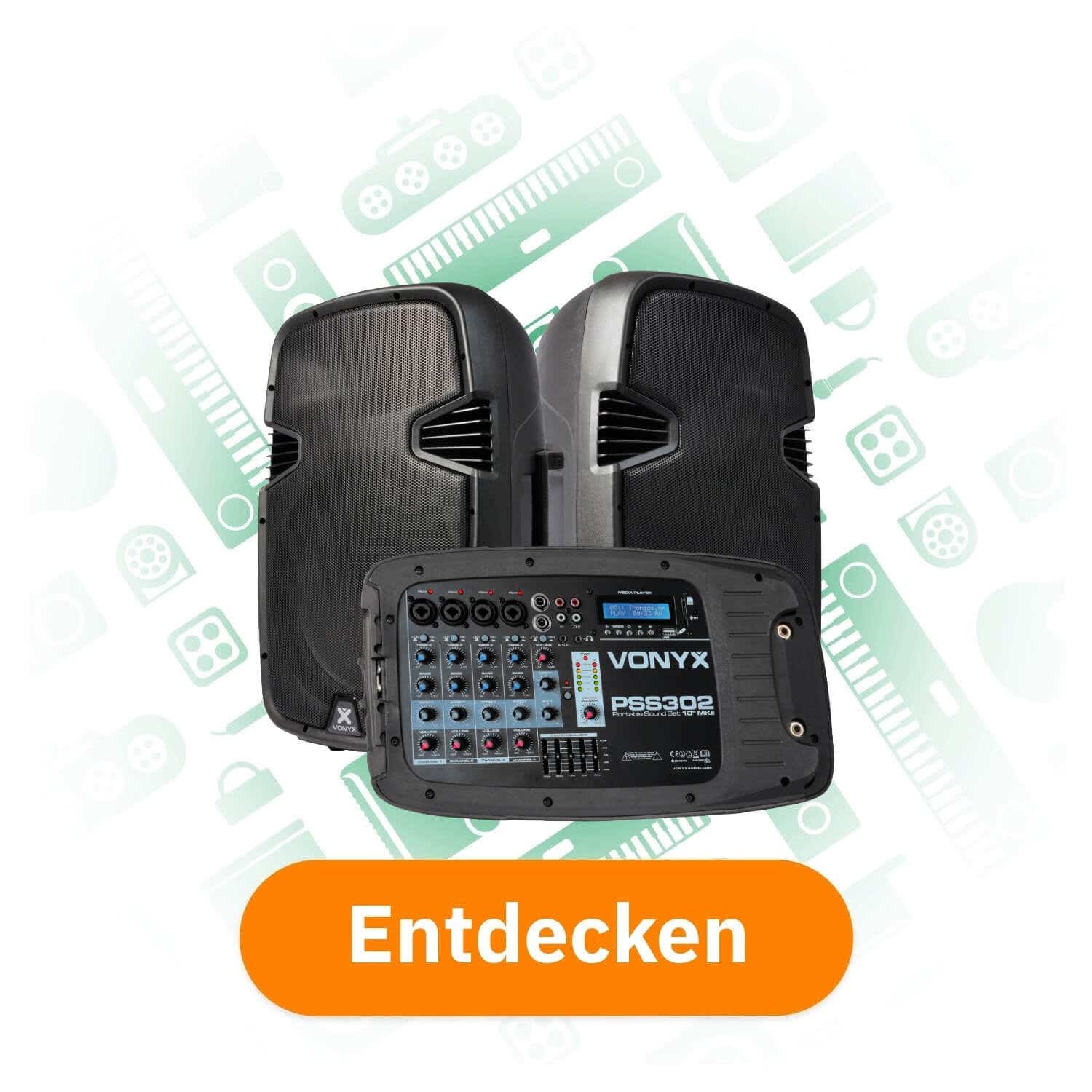 Vonyx PSS302 günstiges Einsteiger-Set mit einfachem Aufbau entdecken