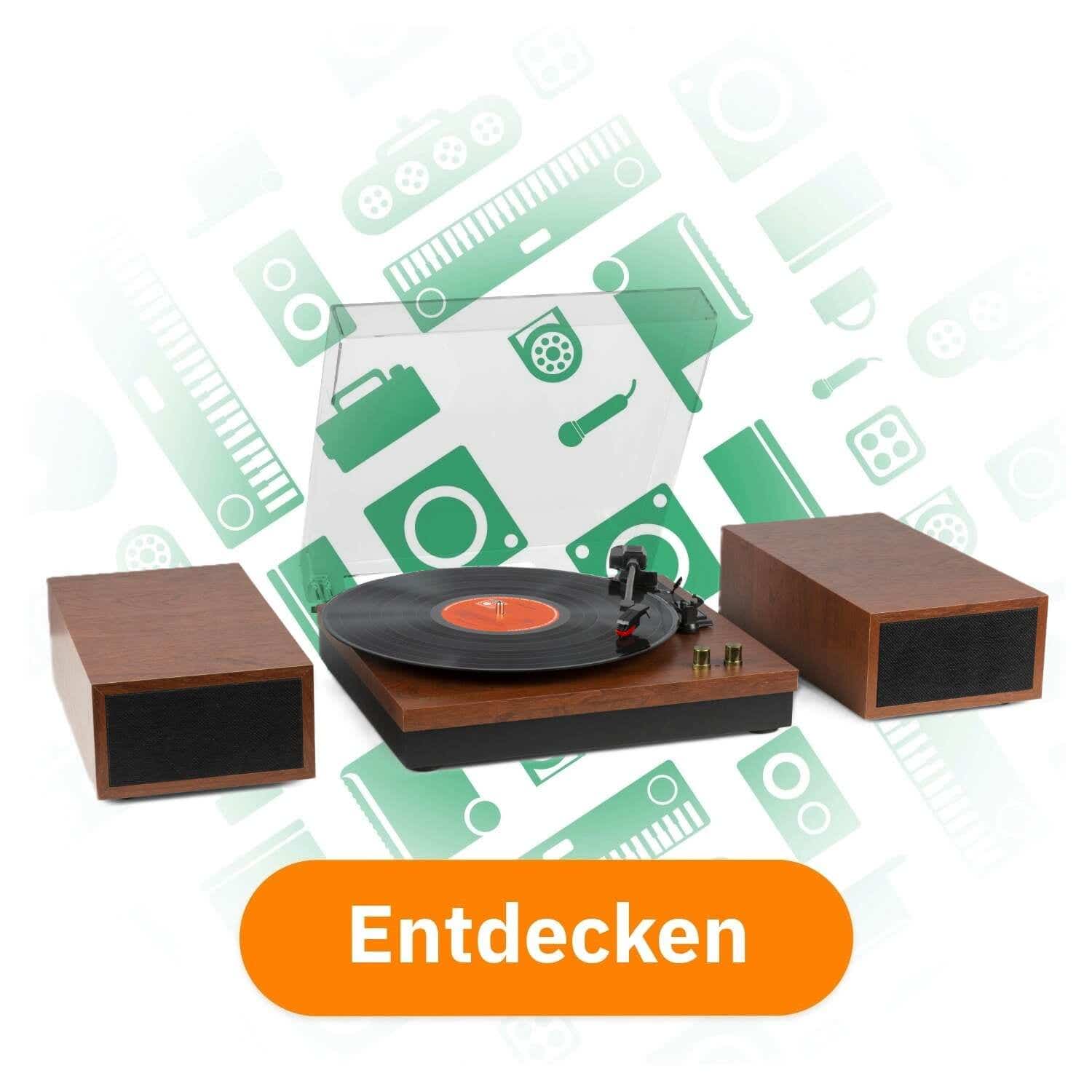 Fenton RP165C – Stereo Plattenspieler mit Bluetooth In